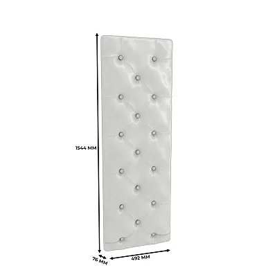 Панель мягкая L500/60-KS с каретной стяжкой для тумб шириной 500мм.