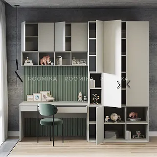 Шкаф книжный с нишей узкий L226.300.600
