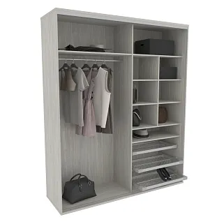 Шкаф-купе U203 тип 4 МДФ/зеркало