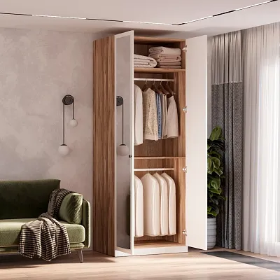 Шкаф двухдверный с зеркалом А210.60-1Z