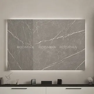 Панель стеновая МДФ (над тумбой ТВ) с подсветкой LG136.1