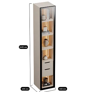 Шкаф со встроенными ящиками, с подсветкой R221.2