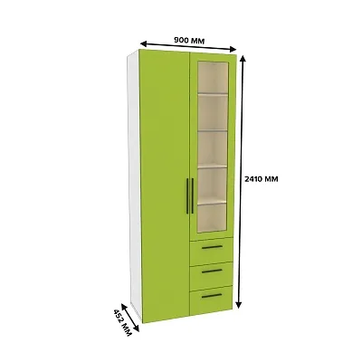 Шкаф комбинированный со стеклом с подсветкой L215S L/R