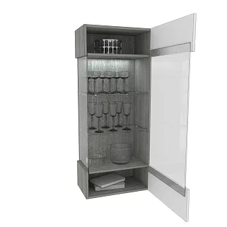 Шкаф навесной с подсветкой LG360 L/R