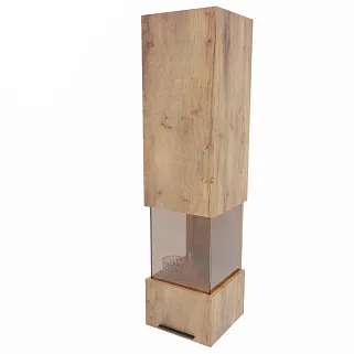 Шкаф навесной со стеклом, с подсветкой L381.2