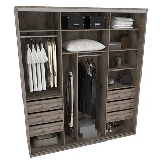 Шкаф-купе ХG210.60-3, профиль INTEGRO, фасад МДФ