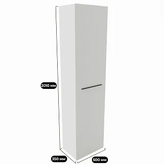 Шкаф 1 дверный напольный L-220