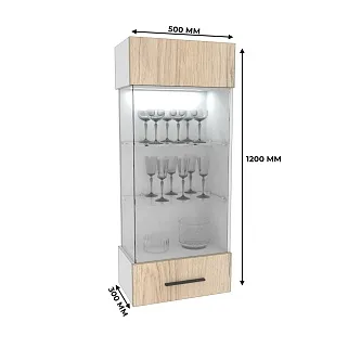 Шкаф навесной с подсветкой L360 L/R