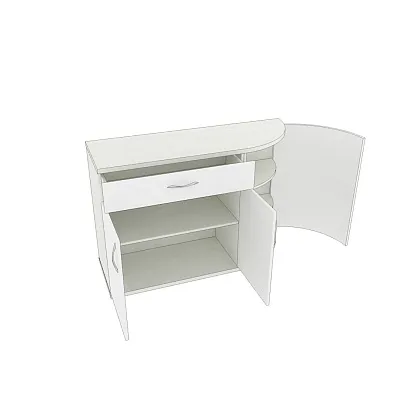 Тумба 3-х дверная с ящиком P874 L/R