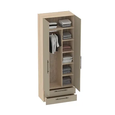 Шкаф двустворчатый с ящиками L211.44