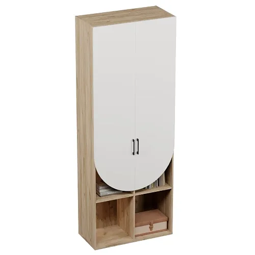 Шкаф для одежды с открытой нишей  с подсветкой LG254.44