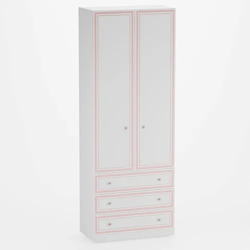 Шкаф двухдверный с ящиками А213