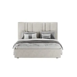 Кровать двуспальная мягкая HILTON с подъемным механизмом, 180x200