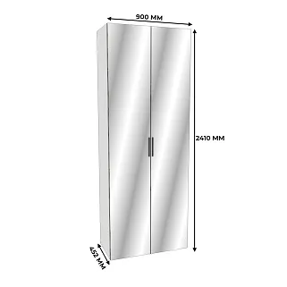 Шкаф двустворчатый с зеркалом L210.44-1Z