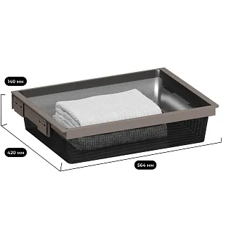 ALFA Выдвижная корзина в базу 600 мм, FRM5802.564.01