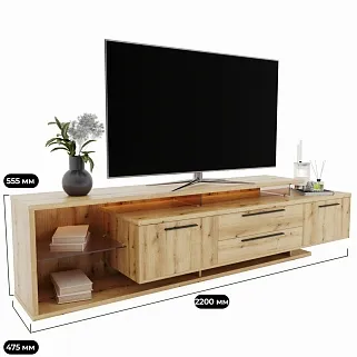 Тумба TV напольная с подсветкой L507 L/R