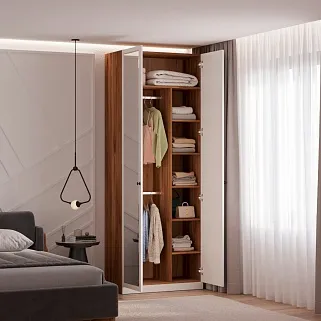 Шкаф двухдверный с зеркалом А210.44-4Z