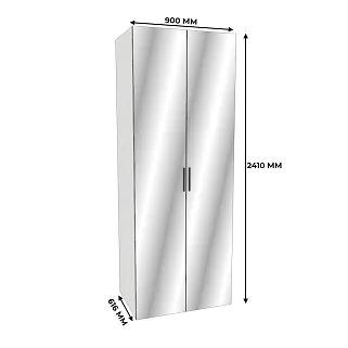 Шкаф двустворчатый с зеркалом L-210.60-3Z