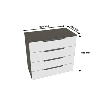 Комод, фасады в эмали LE-704