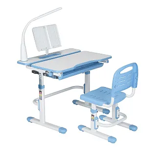 Комплект Cubby Парта и стул-трансформеры Botero blue
