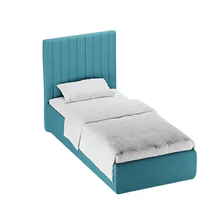 Кровать односпальная мягкая ASTI  с подъемным механизмом, 90x200