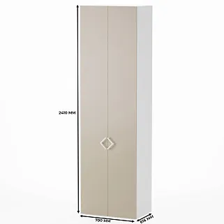 Шкаф двухдверный со штангой L243.60