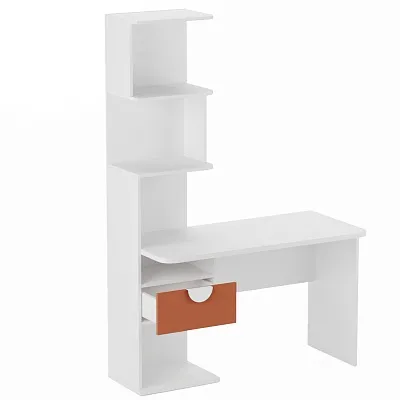 Рабочий стол со встроенным стеллажом HOF420