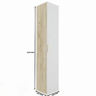 Шкаф однодверный со полками узкий L220.44-4