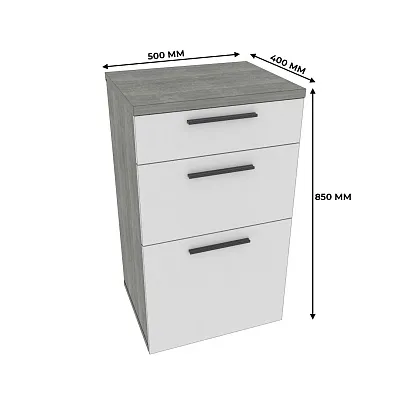 Тумба узкая 2 ящика LG-875