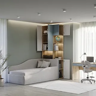 Шкаф с нишей с подсветкой LG212.3-90