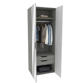 Шкаф двустворчатый с зеркалом LG-210.60-3Z