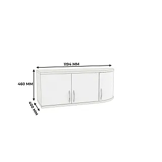 Антресоль радиусная P463.1 L/R