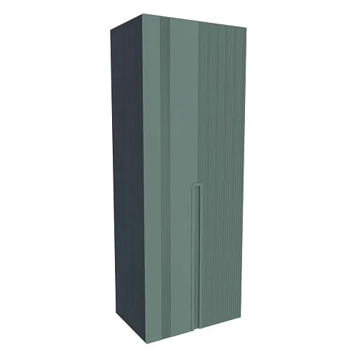 Шкаф 2 дверный, фрезерованные фасады в эмали LE210.60-4