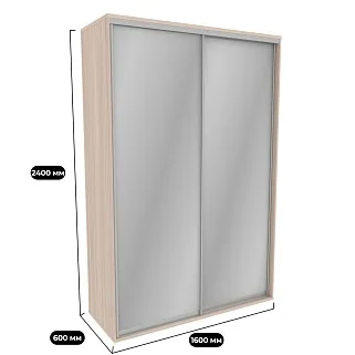 Шкаф-купе U160 тип 1 с зеркалом