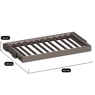 ALFA Выдвижная брючница наборного типа в базу 800 мм, FRM5806.764.01