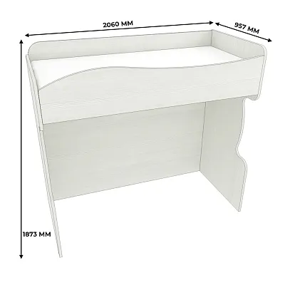 Кровать-чердак P907, 90x200