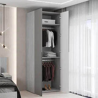 Шкаф 2 дверный, фасады в эмали LE-210.60-1