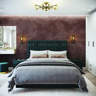 Кровать двуспальная мягкая ASTI  с подъемным механизмом, 160x200