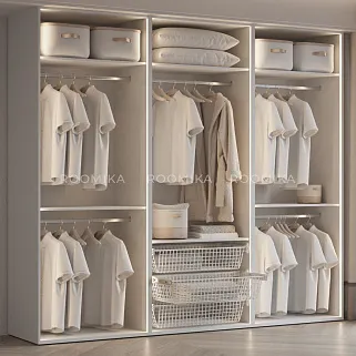 BELLE Корзина для белья 900 мм, цвет белый, BE90BAWH