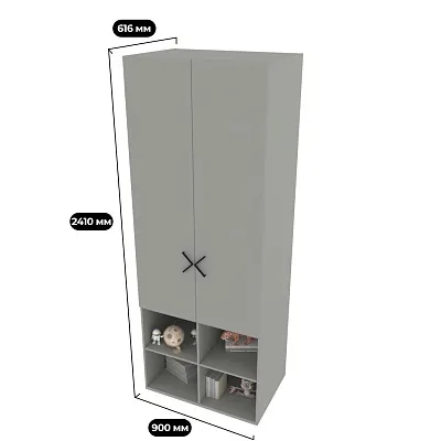 Шкаф двухдверный L217.60-4