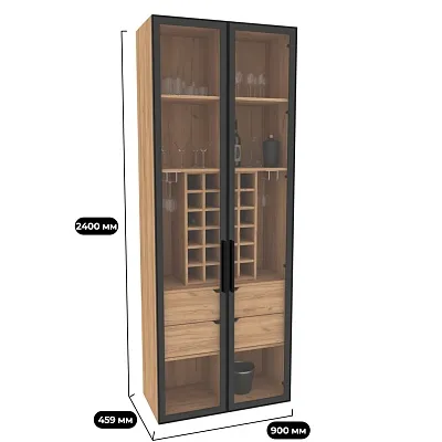 Шкаф-бар со встроенными ящиками R217