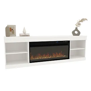 Тумба ТВ навесная с электрокамином L545.351