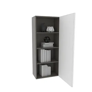 Шкаф навесной, фасады в эмали LE-351