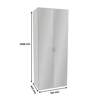 Шкаф 2 дверный с зеркалом P210.60Z