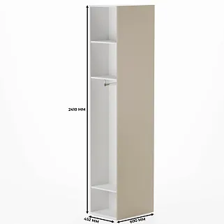 Стеллаж завершающий угловой L242.1-44