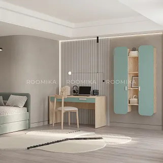 Навесной книжный шкаф  с подсветкой L342.300