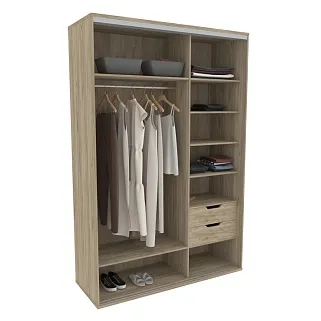 Шкаф-купе U160 тип 1 МДФ/зеркало