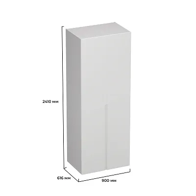 Шкаф 2 дверный, фасады в эмали LE210.60-3