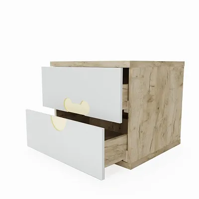 Тумба прикроватная, фасады в эмали LE701