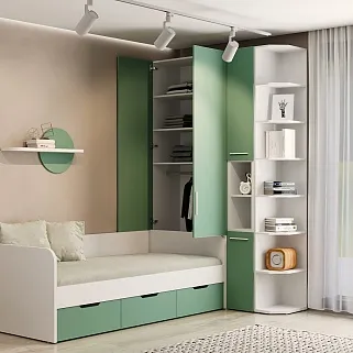 Шкаф двухдверный с фальш-панелью L212.4-90